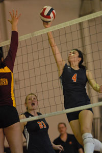 Middle Blocker Jacque Touchet is One of Six Returning Players from 2008