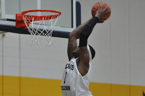 Eric Frederick is averaging 24.6 points and 10.4 rebounds per game.