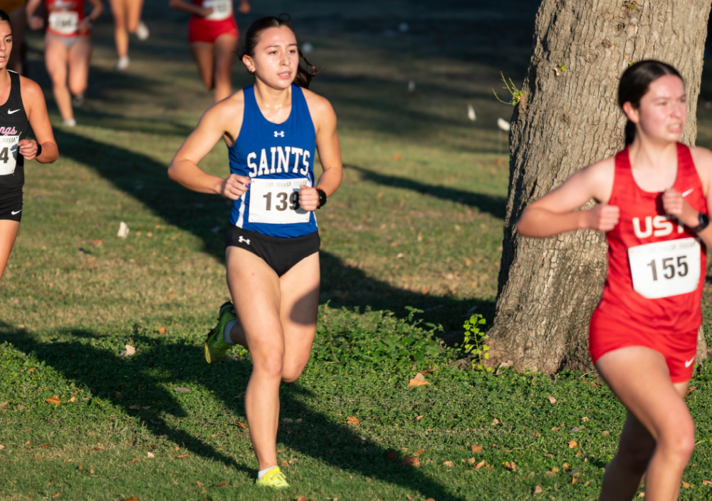 OLLU's Valeria Pena placed 24th as OLLU hosted its annual meet on Saturday.
