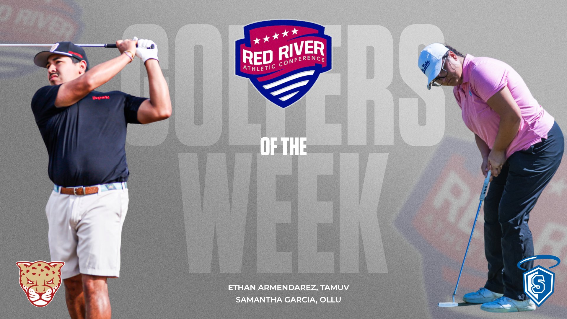 OLLU's Garcia, A&amp;M-Victoria's Armendarez recognized as RRAC Women's and Men's Golfers of the Week