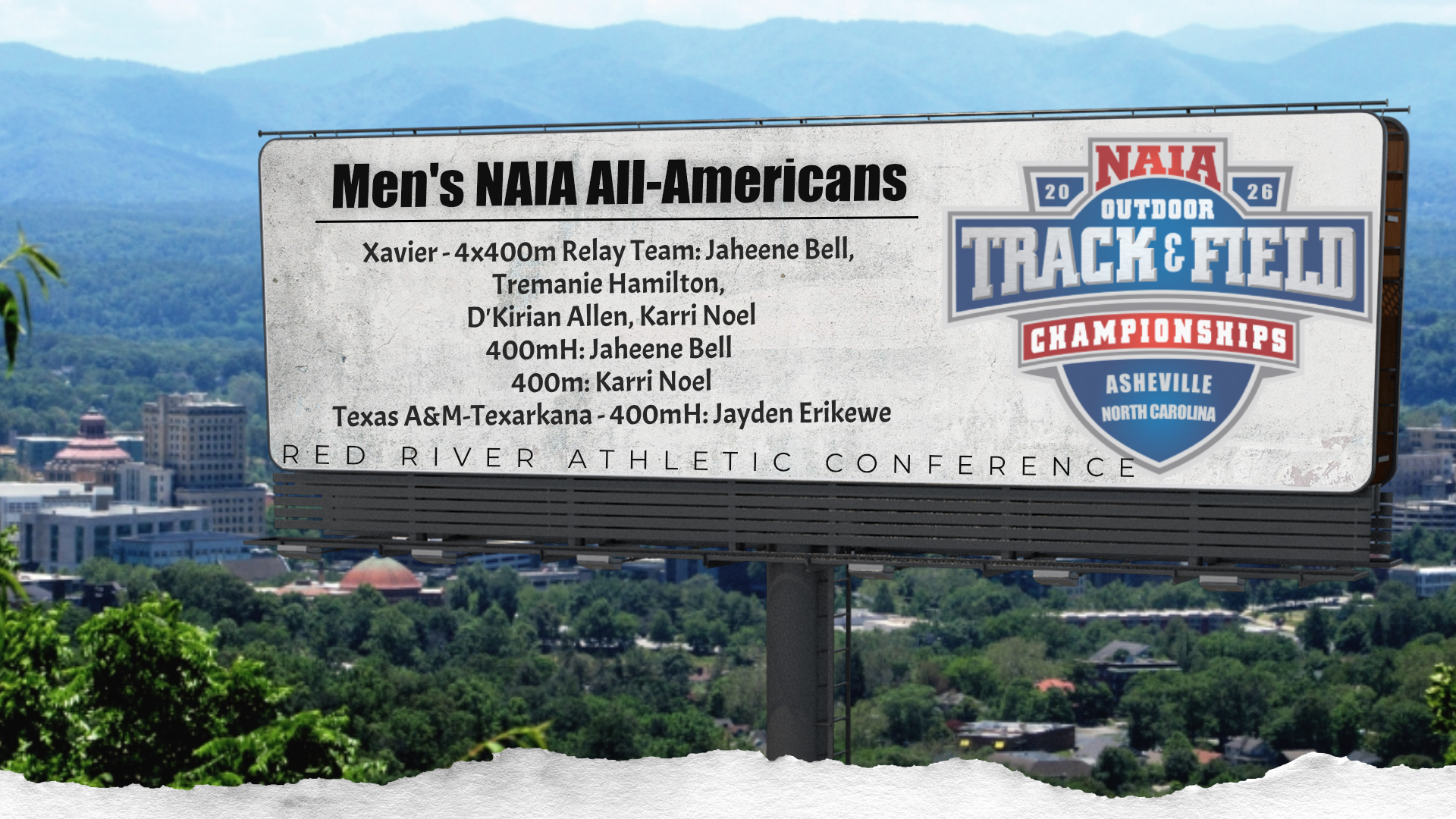 Several RRAC athletes received NAIA All-American honors at the NAIA Men's Outdoor Track and Field National Championships