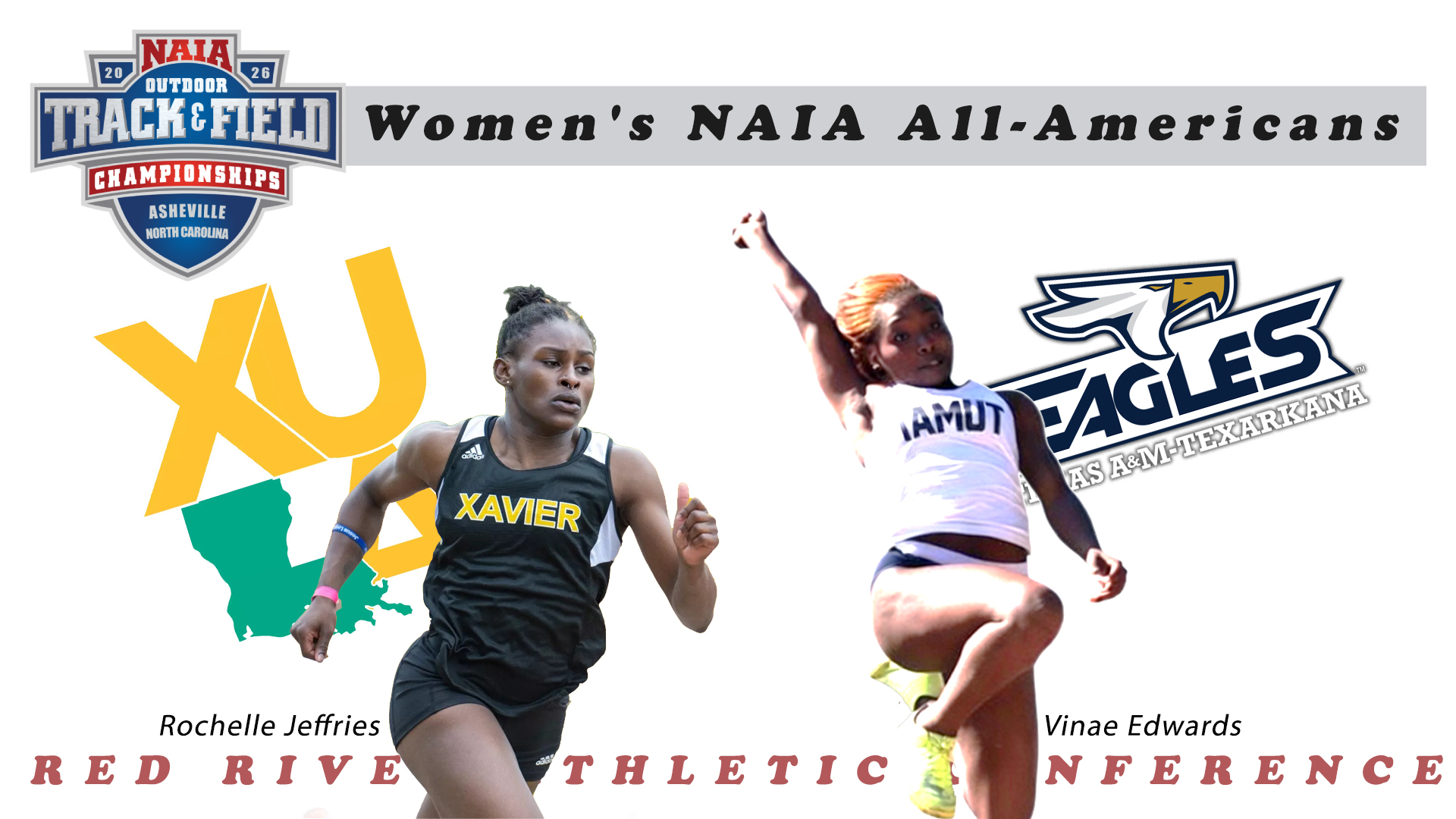 Xavier's Jeffries and TAMUT's Edwards named NAIA All-American at NAIA Women's Outdoor Track and Field National Championships