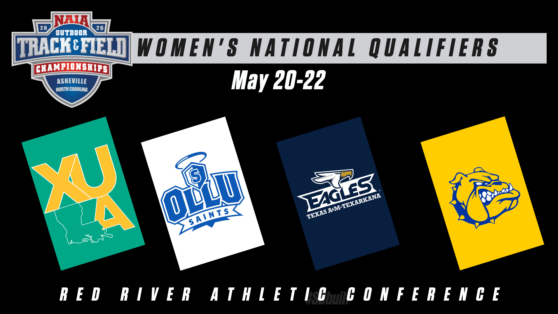 Jarvis, TAMUT, OLLU, and Xavier will compete in the NAIA Women's Outdoor Track and Field Championships