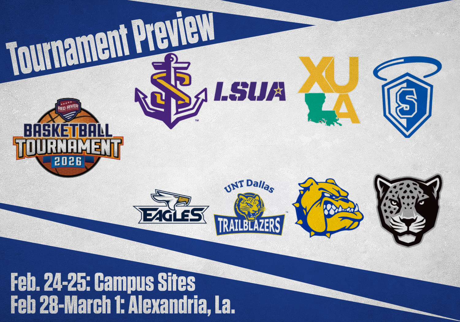 Stage is set for 2026 RRAC Men's Basketball Tournament Feb. 24-March 1