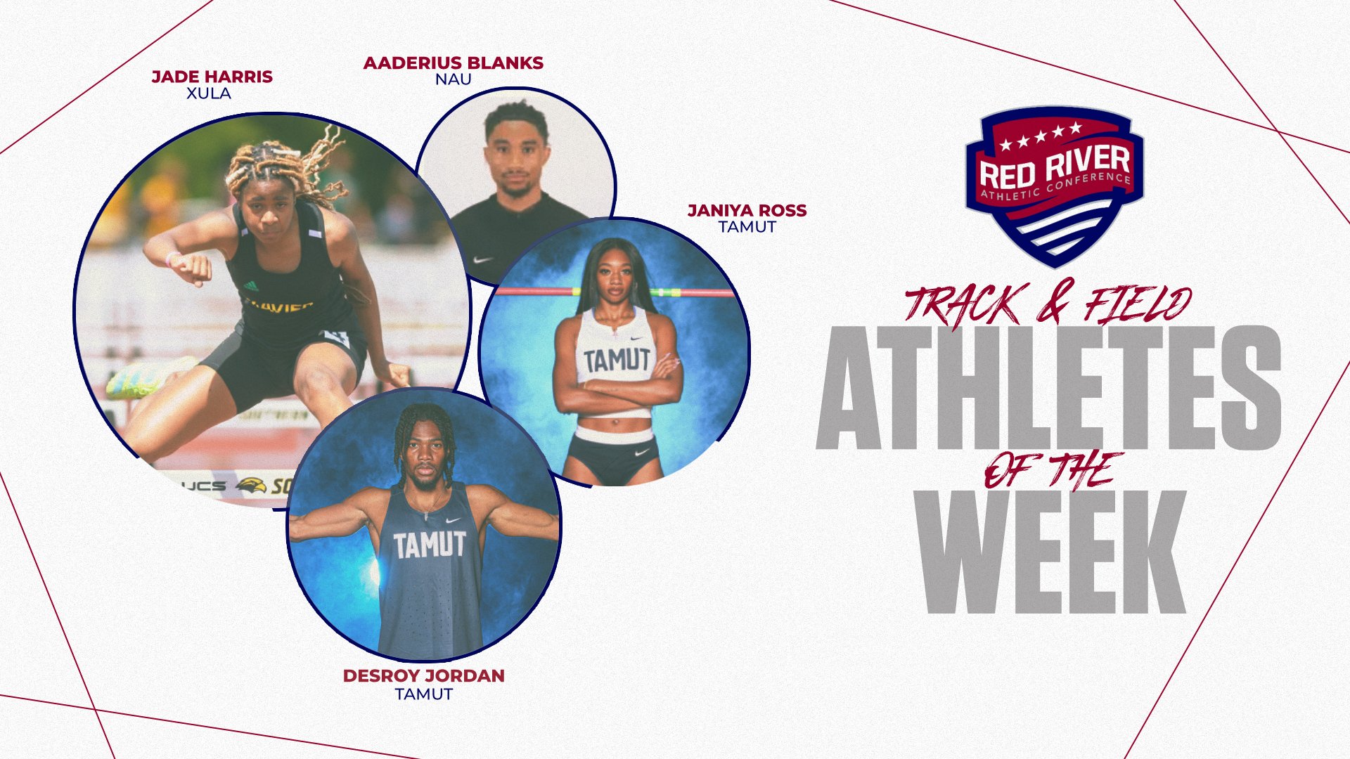 Second RRAC Track and Field Athletes of the Week announced