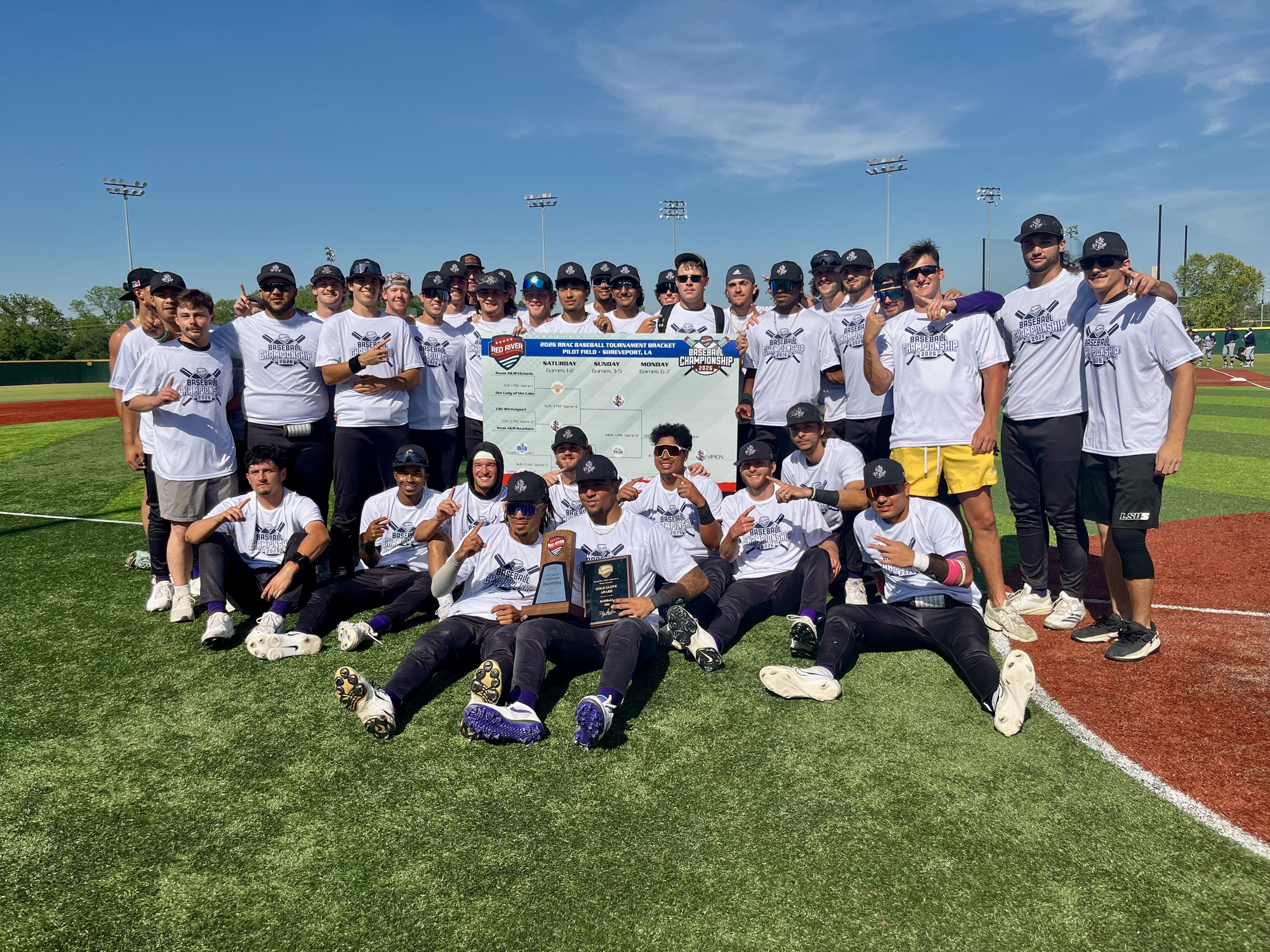 LSUS returns to the top of the hill as RRAC baseball tournament champions