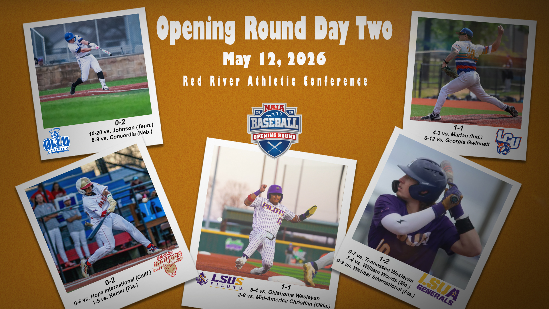 RRAC's Louisiana Christian and LSU Shreveport advance to third day of NAIA Baseball Opening Round